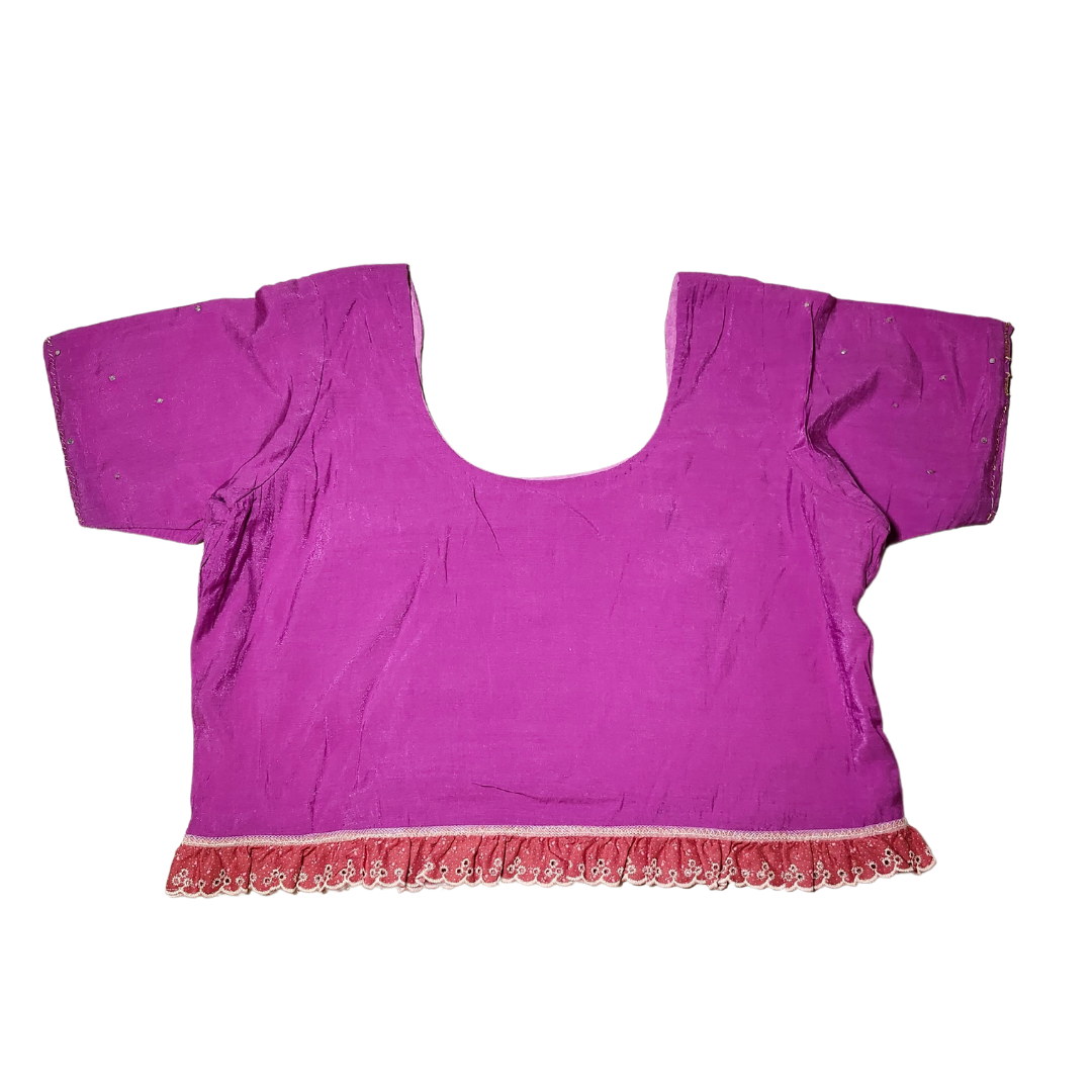 Southern Bollywood Fuschia - Cropped Top
