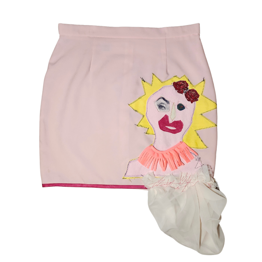 Mona Lisa Simpson - Baby Pink Miniskirt
