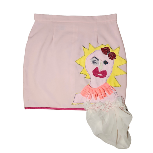 Mona Lisa Simpson - Baby Pink Miniskirt