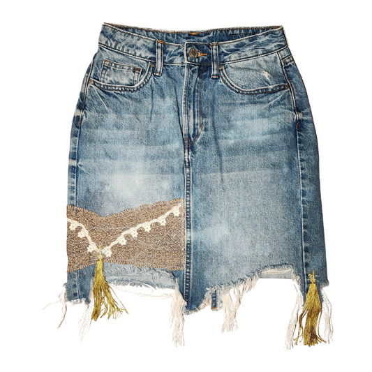 Fringe Culture - Denim Skirt